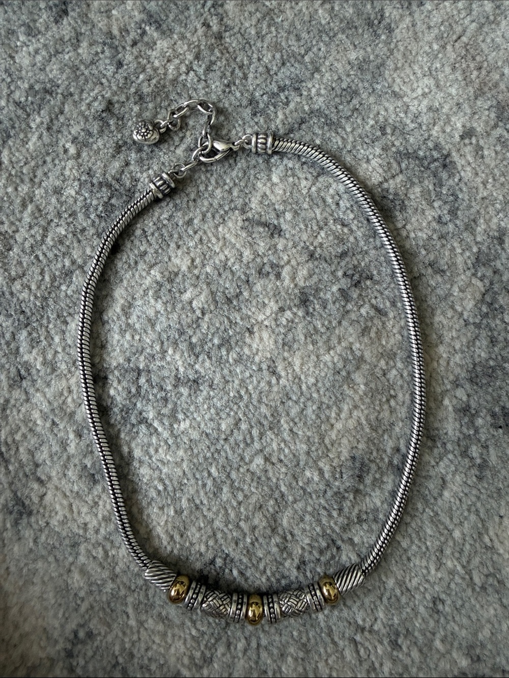 Brighton Travis Two-Tone Bead Necklace - Picture 3 of 12